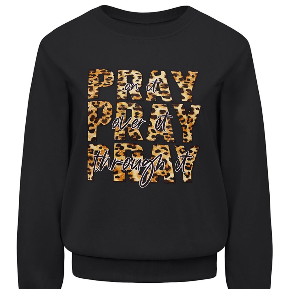 Leopard PRAY Pullover
